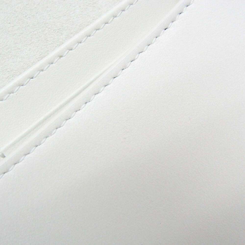 CHRISTIAN DIOR White Leather Shoulder Bag - Picture 14 of 16